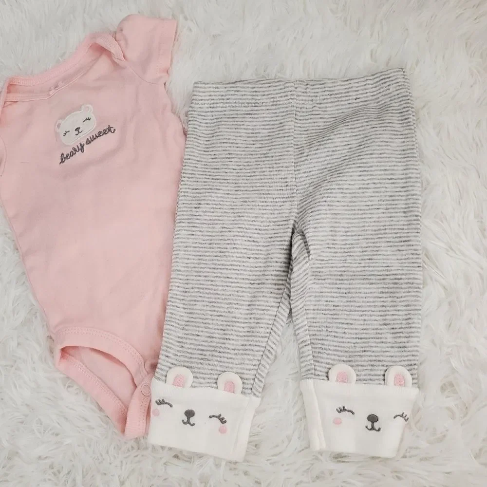 Carter's Baby Girl's 3 month Bear Outfit